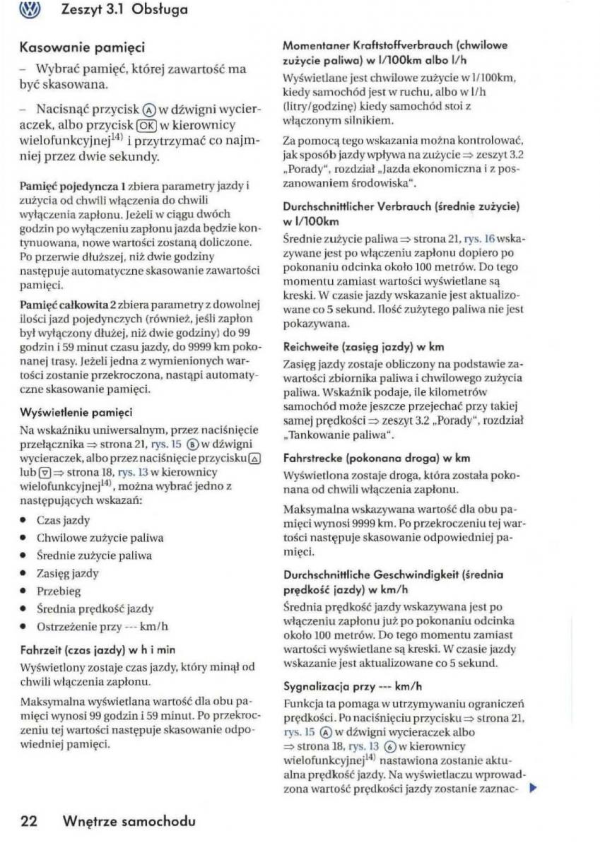 manual VW Golf V VW Golf V 5 Rabbit instrukcja / page 24