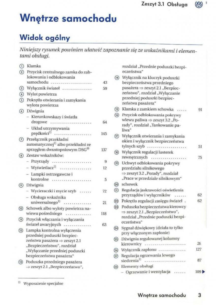 instrukcja obsługi VW Golf V VW Golf V 5 Rabbit instrukcja / page 5