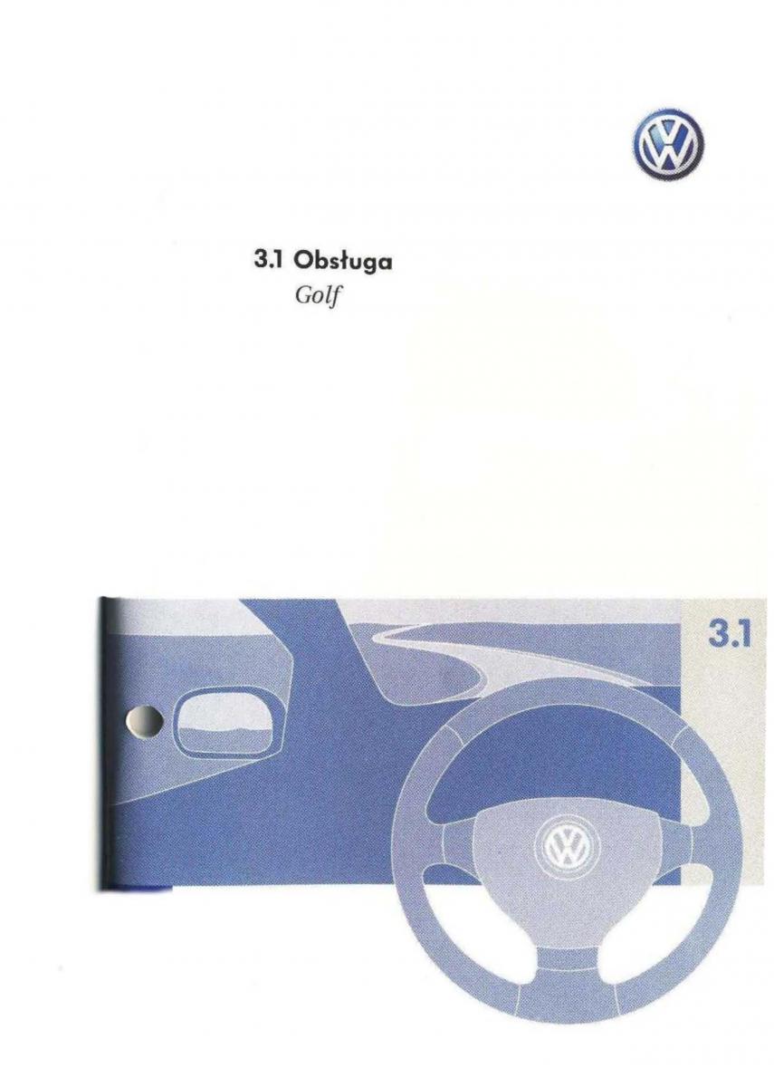 VW Golf V 5 Rabbit instrukcja obslugi / page 1