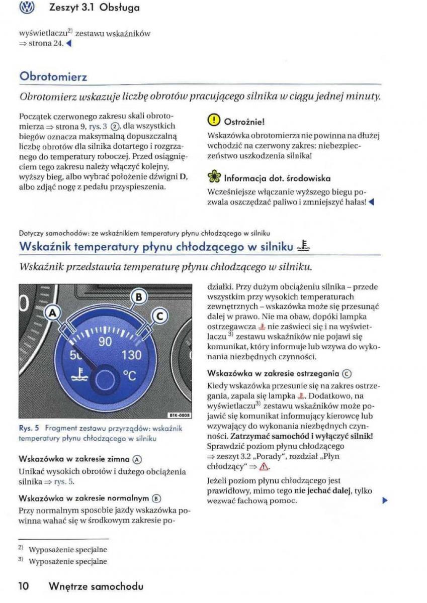 manual VW Golf V VW Golf V 5 Rabbit instrukcja / page 12