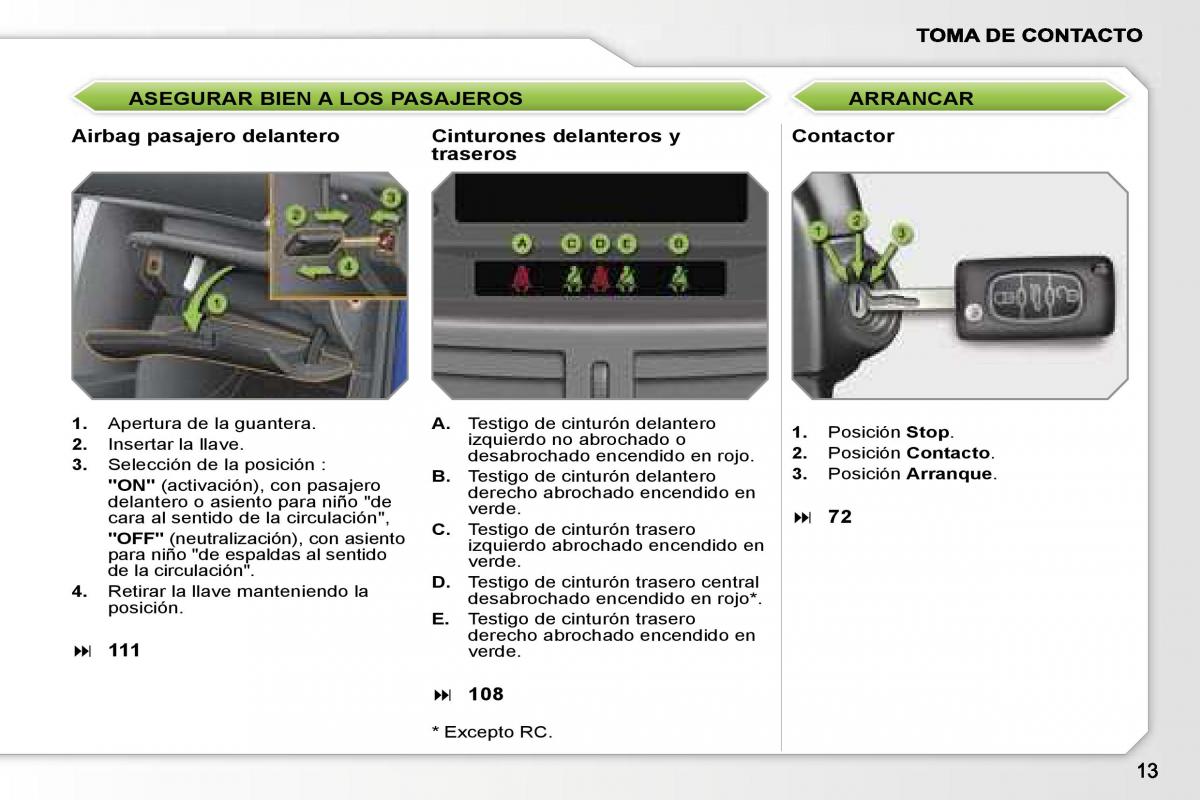 manual  Peugeot 207 manual del propietario / page 10