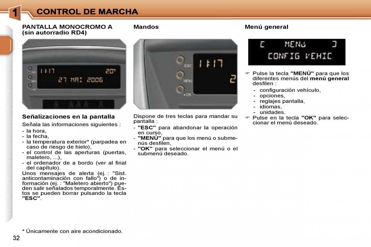 Peugeot 207 manual del propietario / page 24