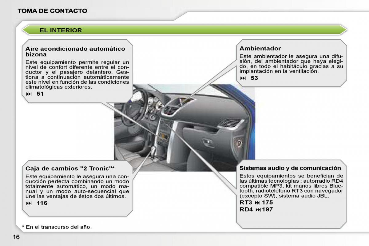 Peugeot 207 manual del propietario / page 13