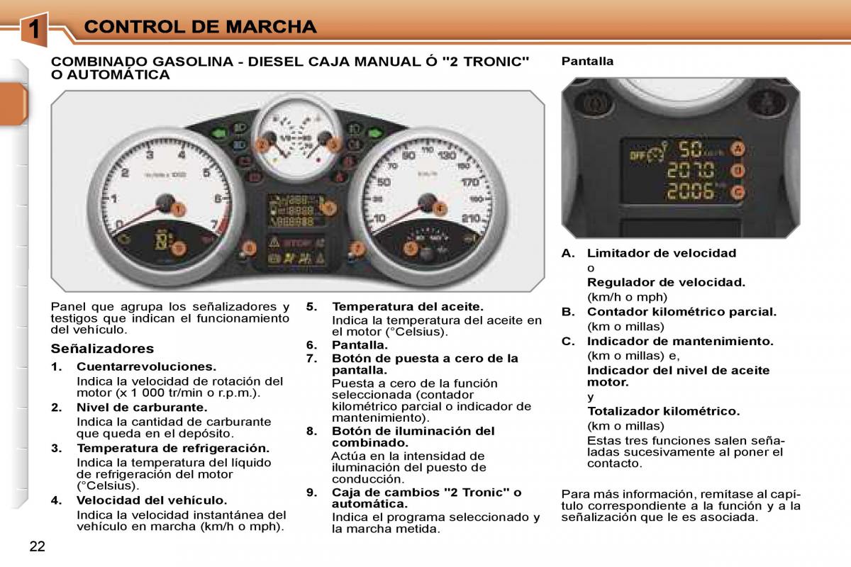 Peugeot 207 manual del propietario / page 14