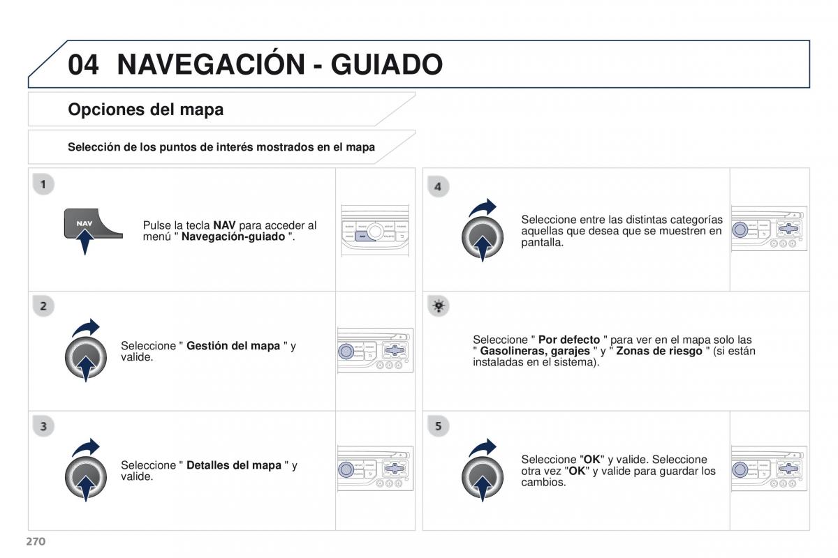 Peugeot 3008 manual del propietario / page 272