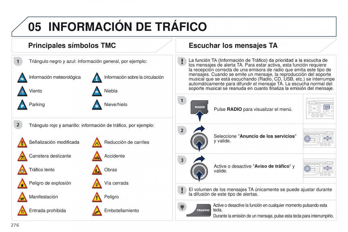 Peugeot 3008 manual del propietario / page 278