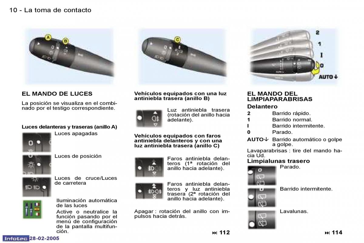 manual  Peugeot 307 manual del propietario / page 7