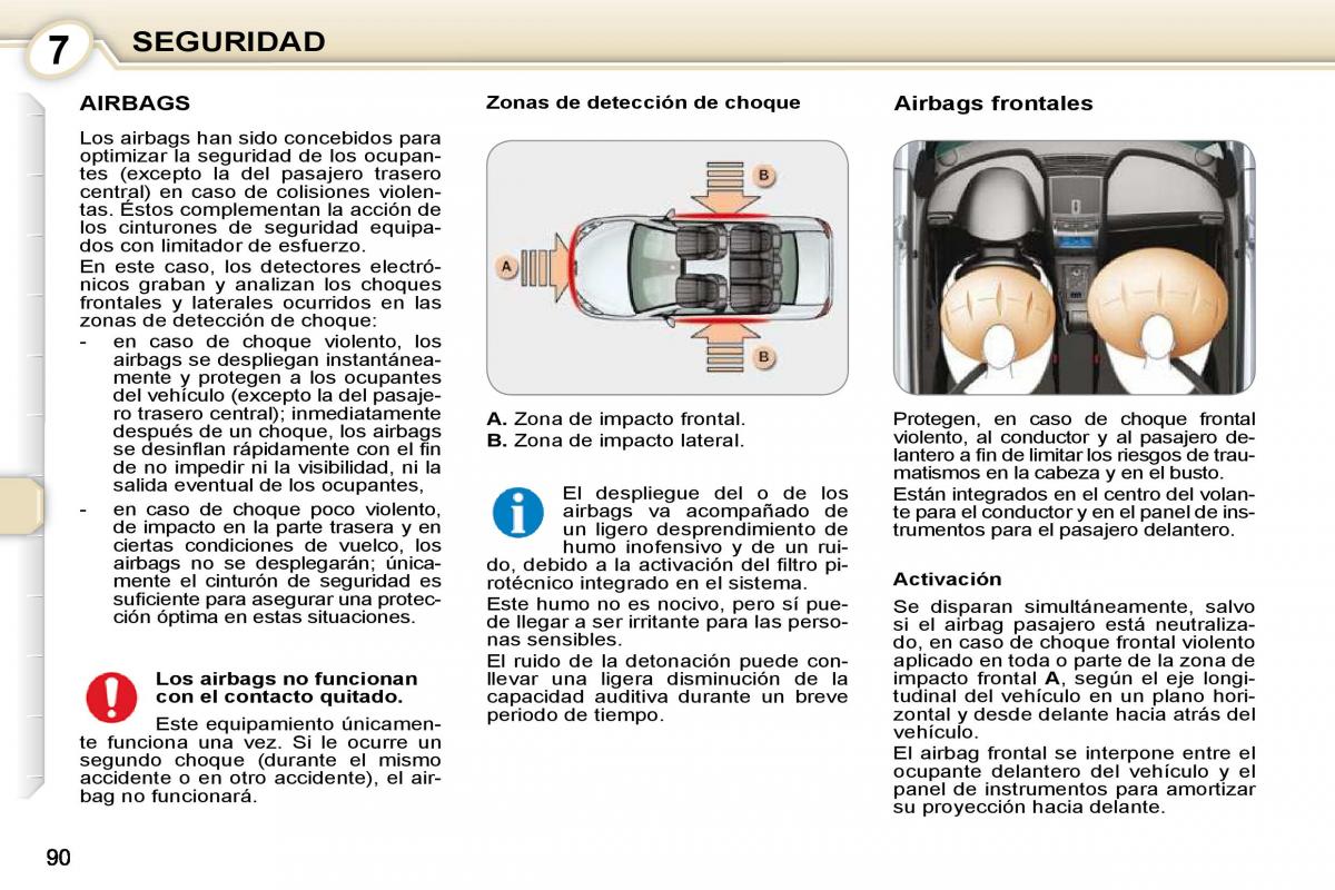 Peugeot 407 manual del propietario / page 105