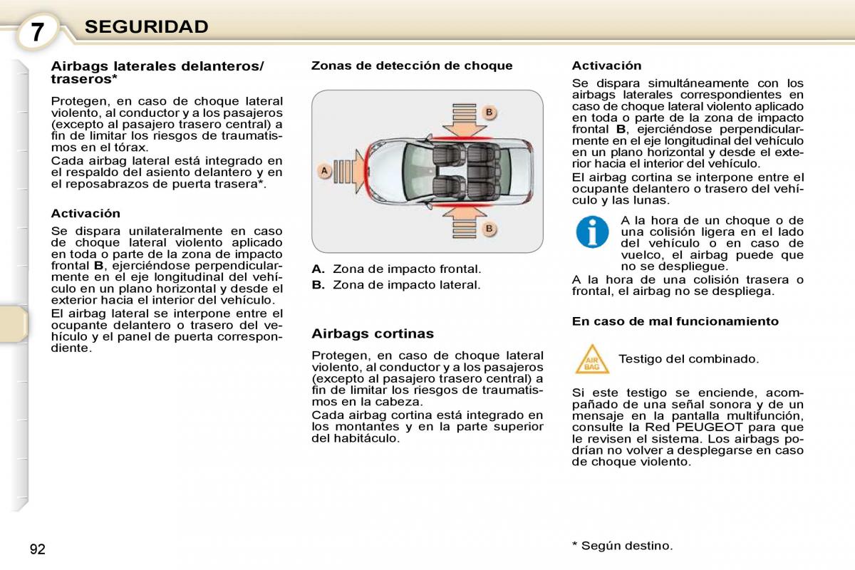 Peugeot 407 manual del propietario / page 107