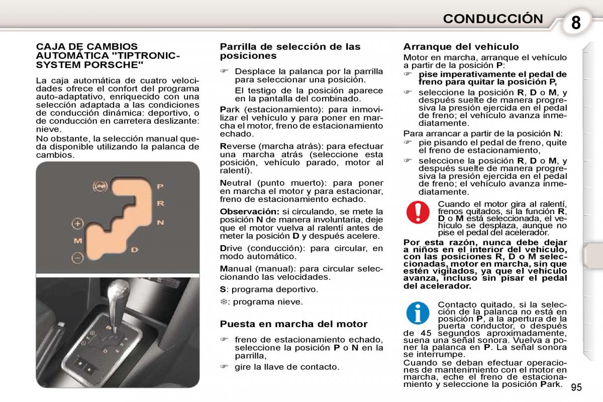 Peugeot 407 manual del propietario / page 111