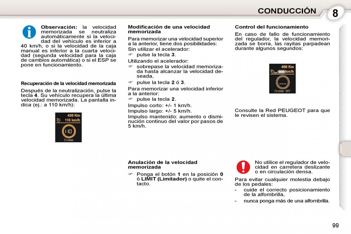 Peugeot 407 manual del propietario / page 115