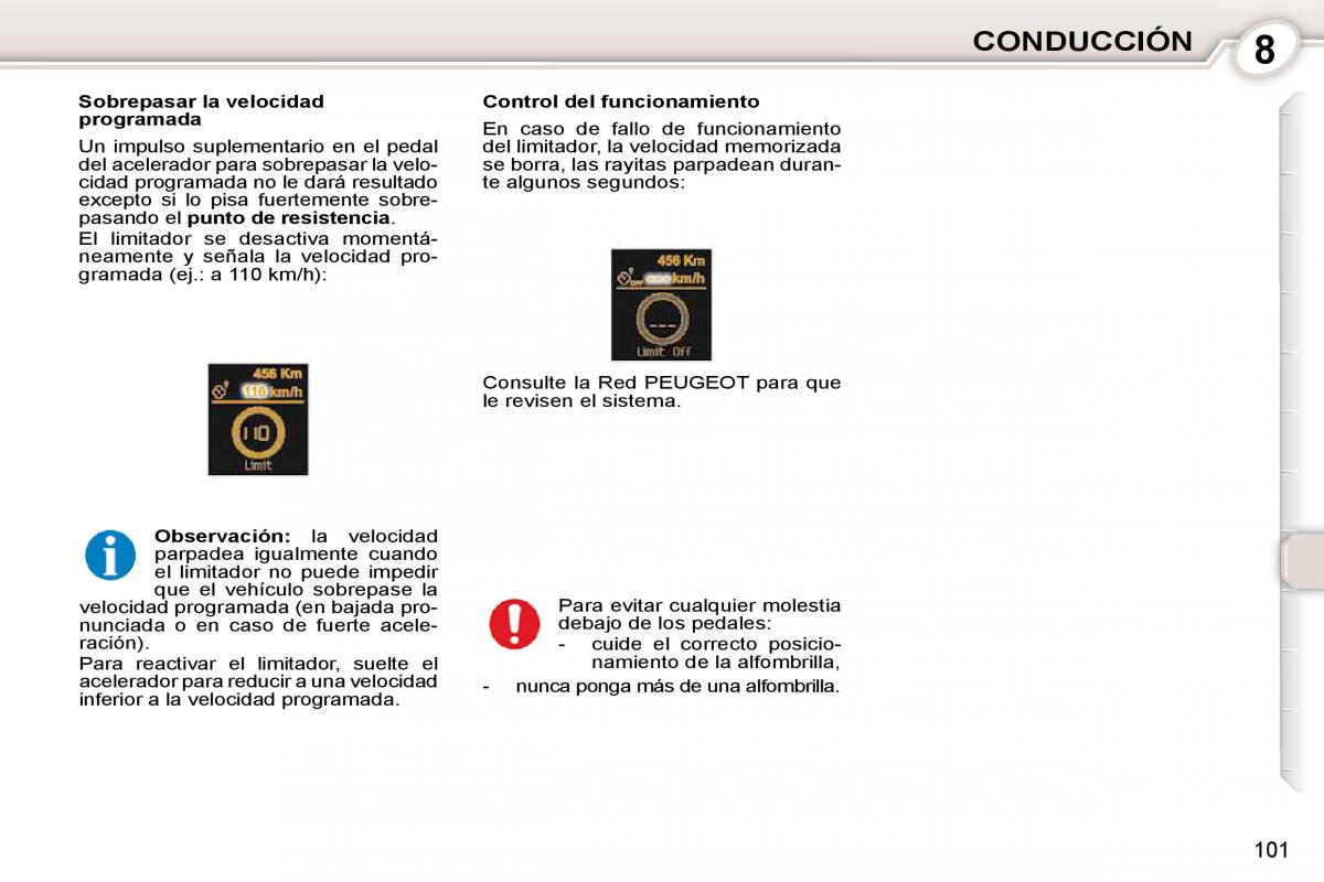 Peugeot 407 manual del propietario / page 117
