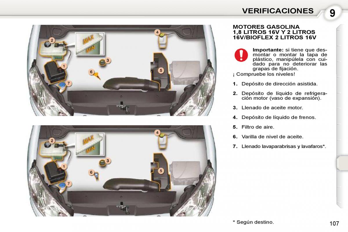 Peugeot 407 manual del propietario / page 122