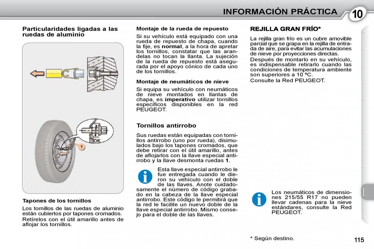 Peugeot 407 manual del propietario / page 131