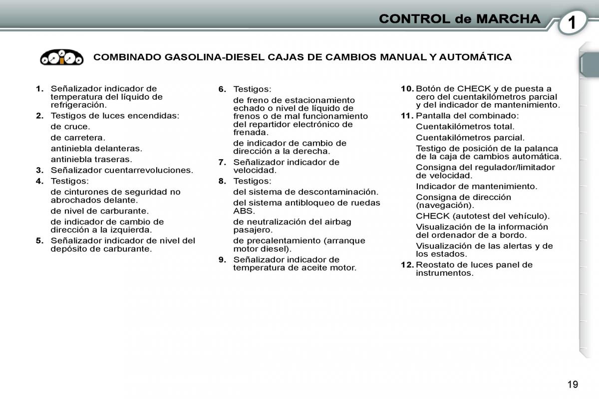 Peugeot 407 manual del propietario / page 16