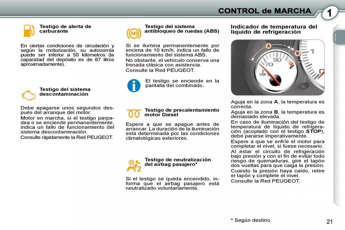 Peugeot 407 manual del propietario / page 19