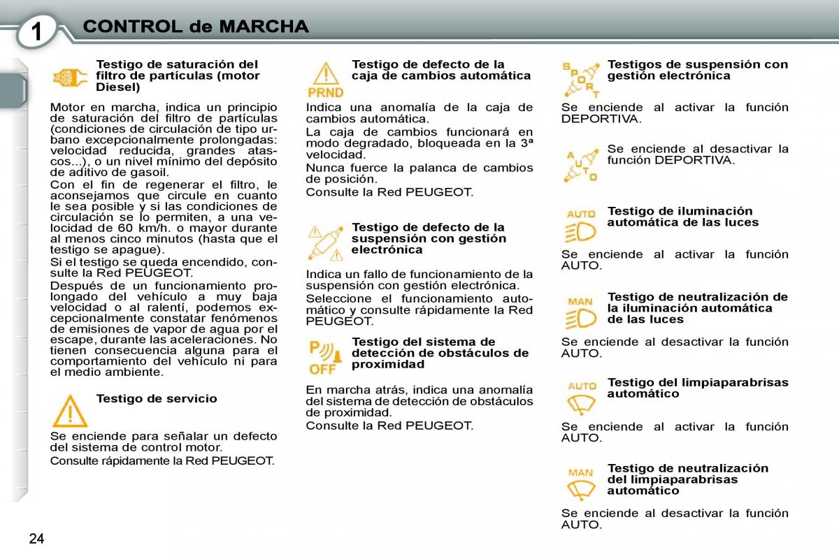 Peugeot 407 manual del propietario / page 23