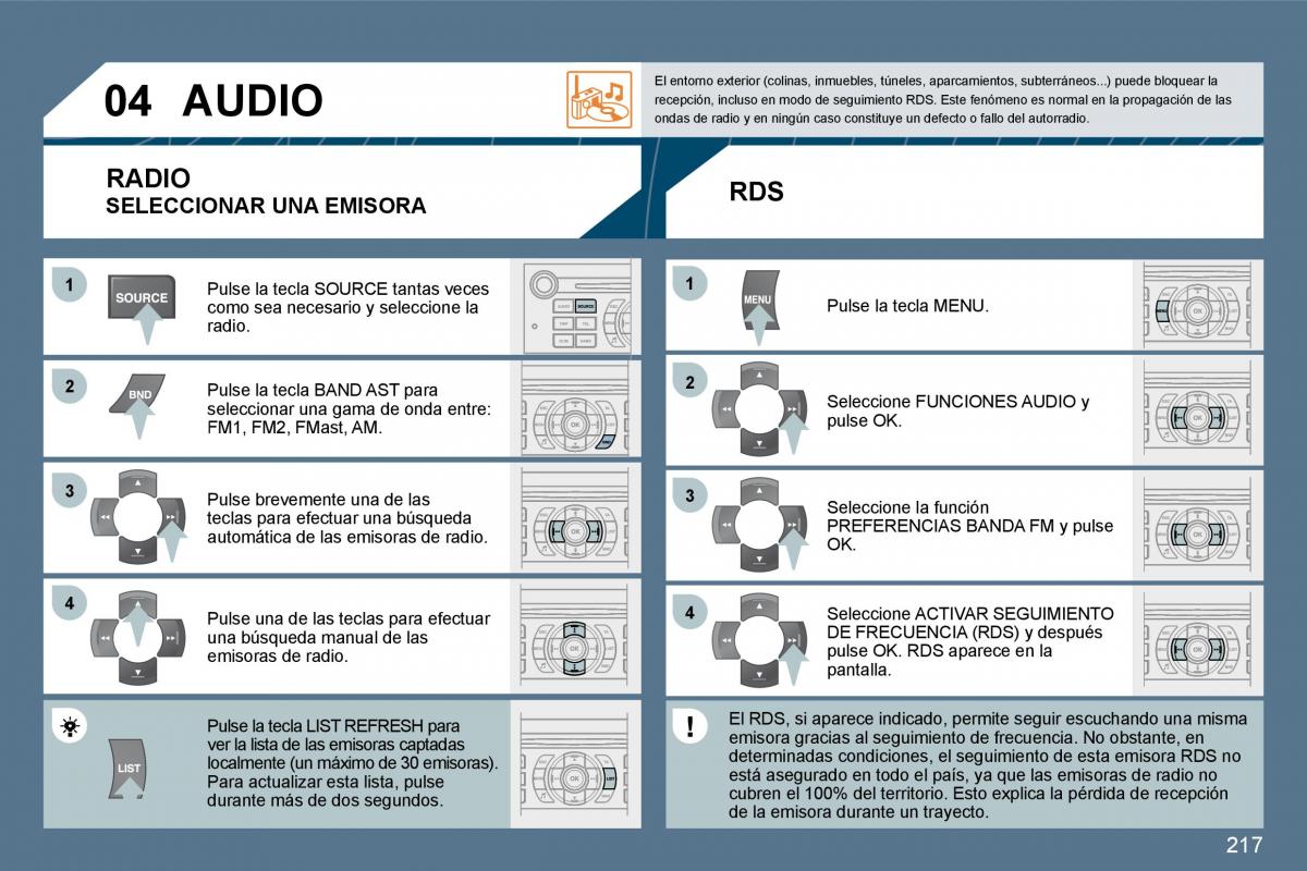 manual  Peugeot 407 manual del propietario / page 236