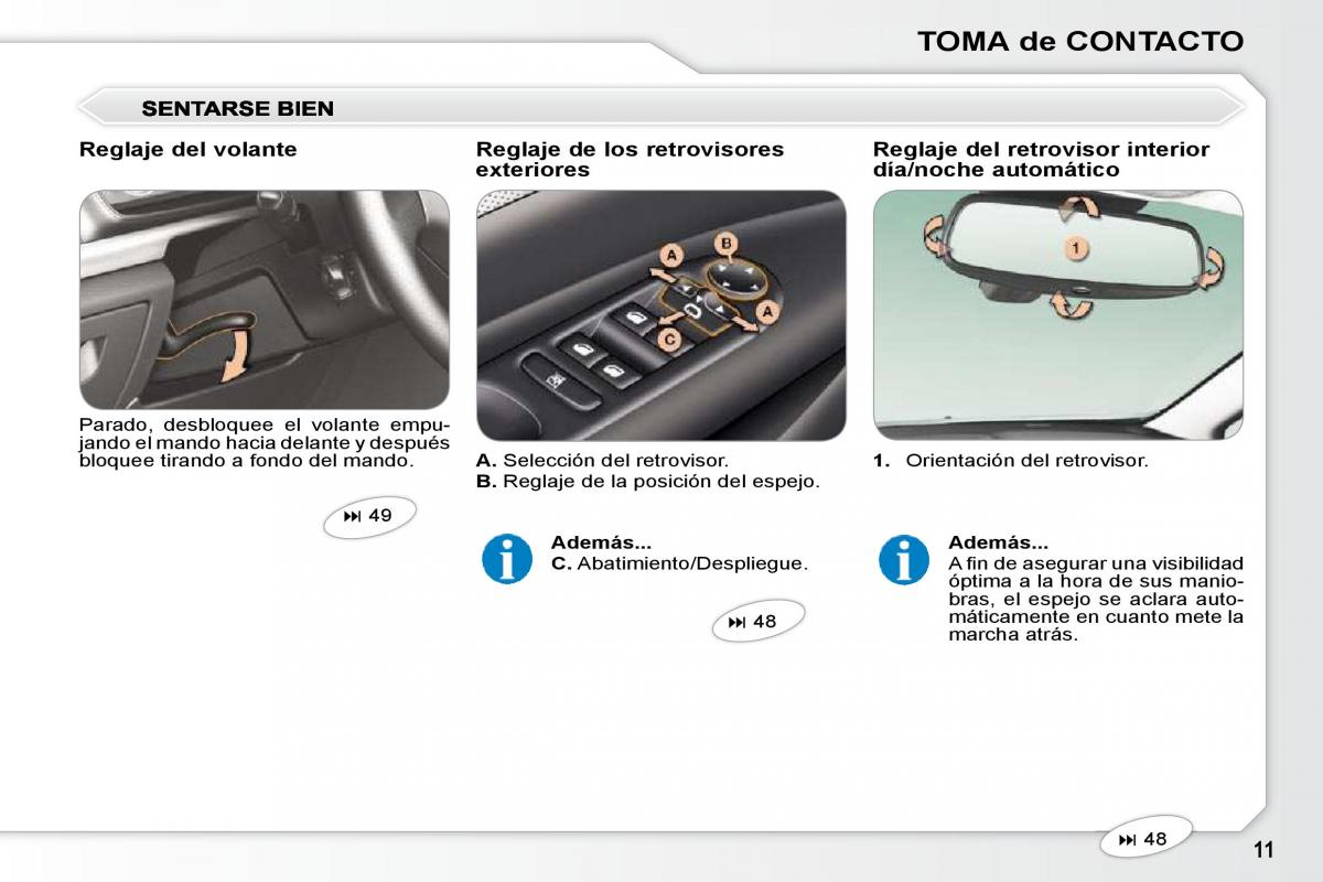 Peugeot 407 manual del propietario / page 8