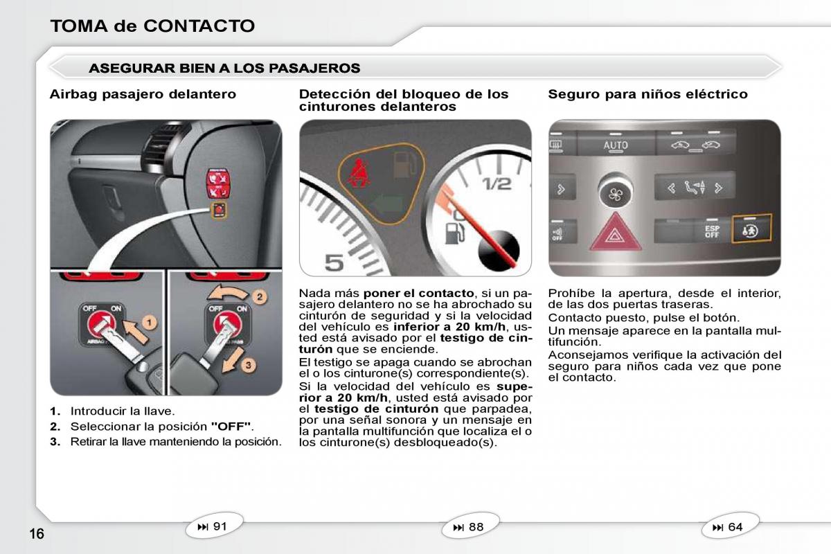 Peugeot 407 manual del propietario / page 13