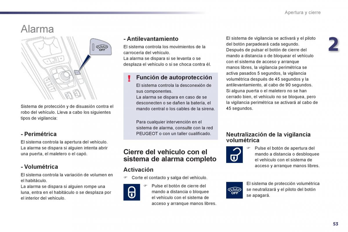 Peugeot 508 manual del propietario / page 55