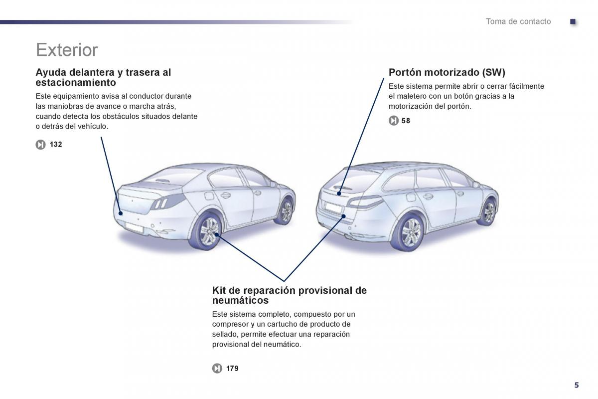 manual  Peugeot 508 manual del propietario / page 7