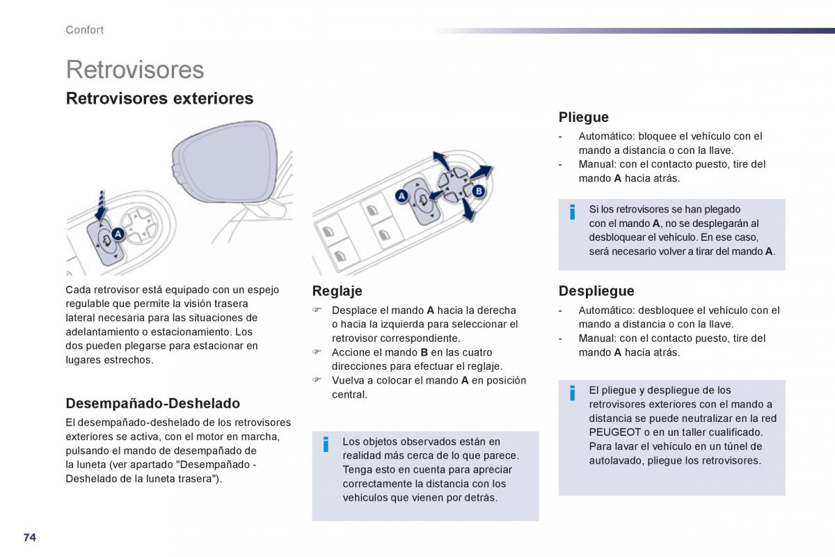 Peugeot 508 manual del propietario / page 76