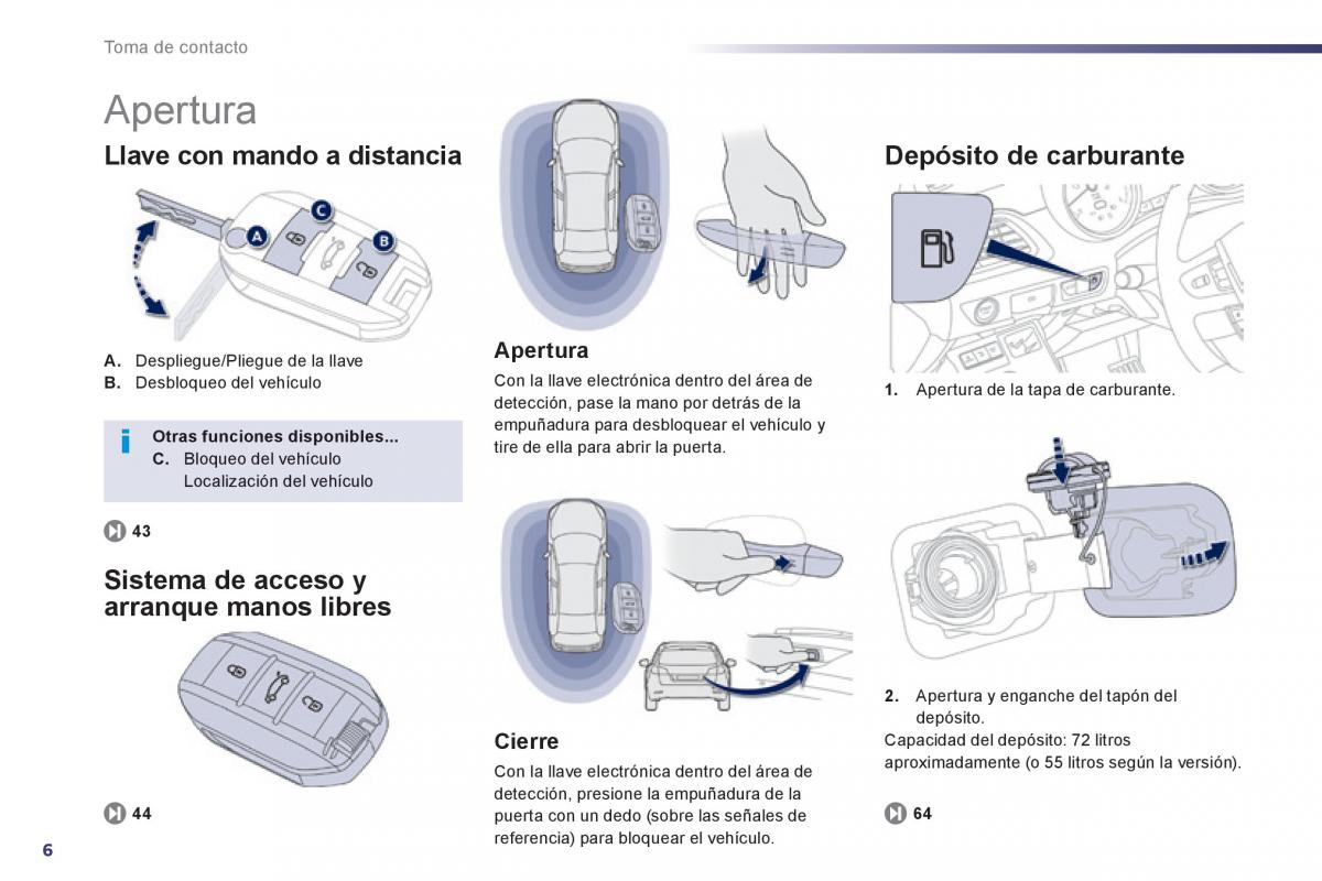 manual  Peugeot 508 manual del propietario / page 8