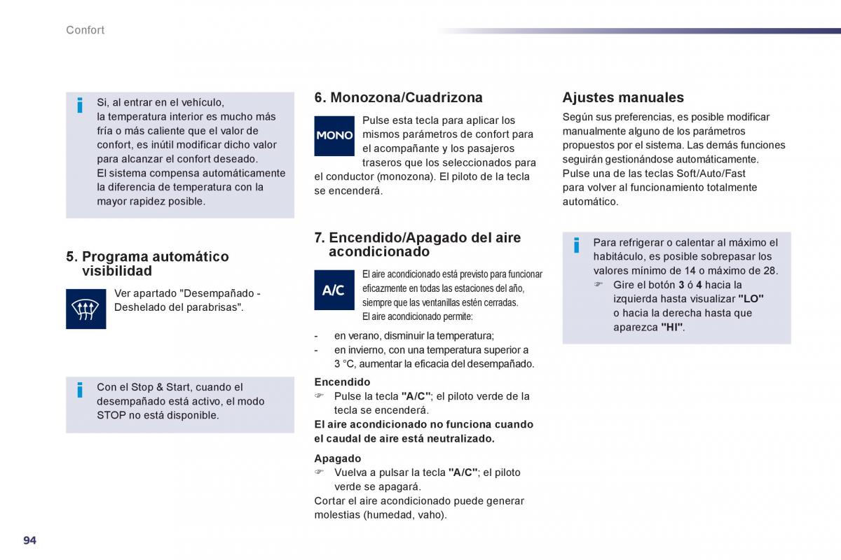 Peugeot 508 manual del propietario / page 96