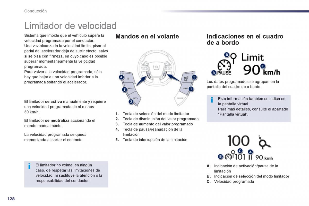 Peugeot 508 manual del propietario / page 130