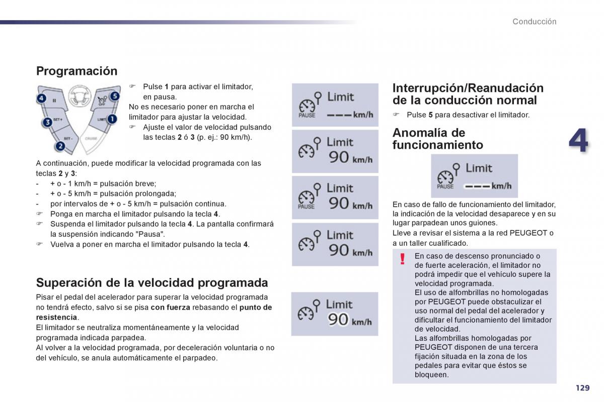 Peugeot 508 manual del propietario / page 131