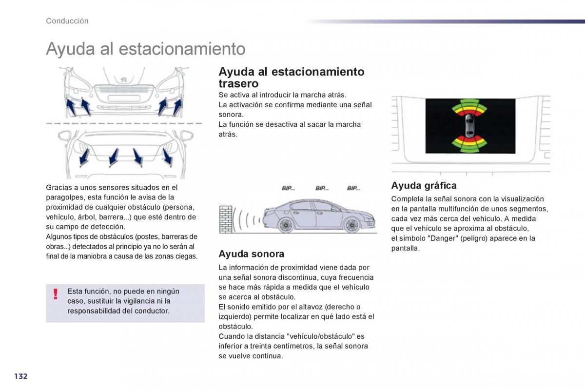 Peugeot 508 manual del propietario / page 134