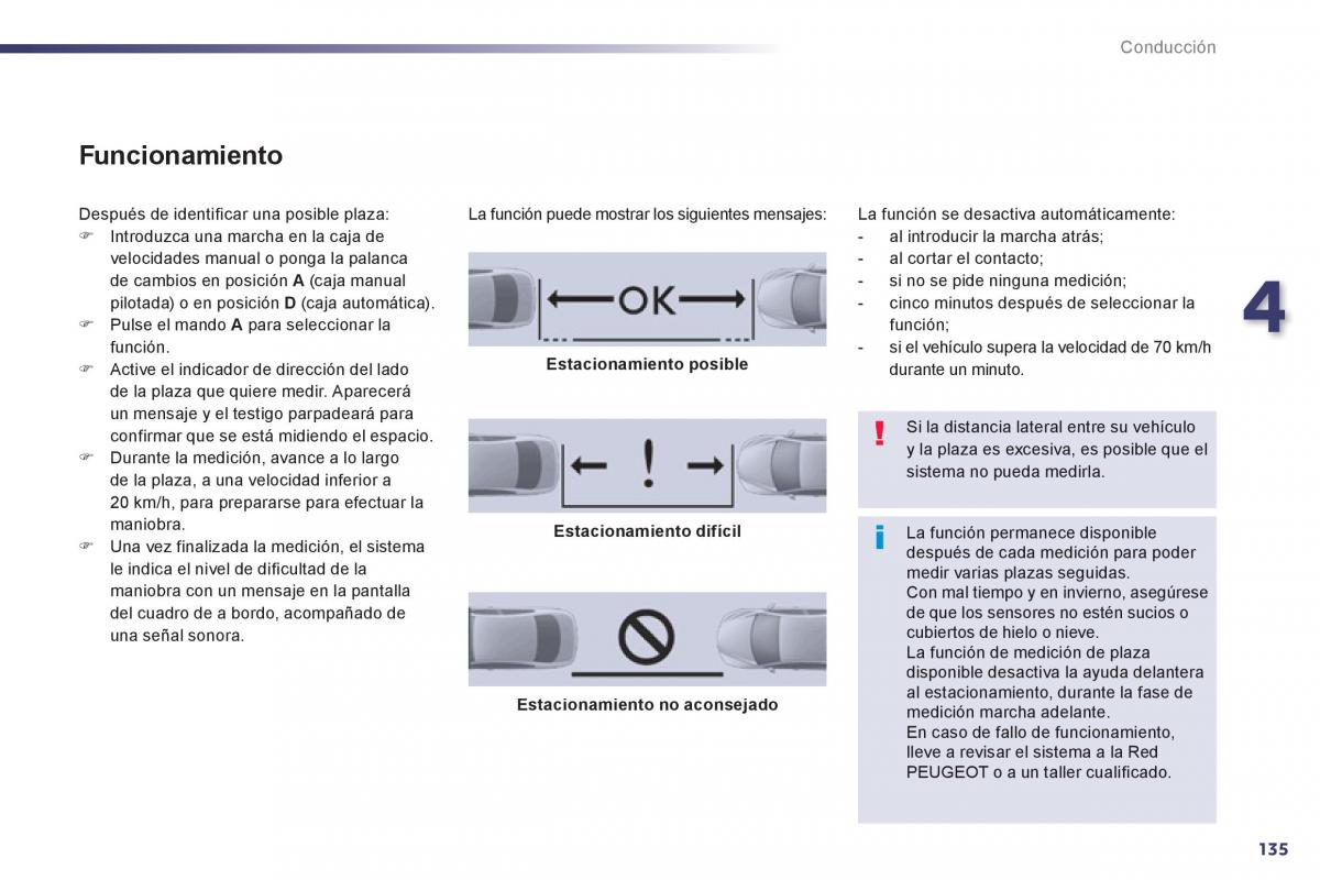 Peugeot 508 manual del propietario / page 137