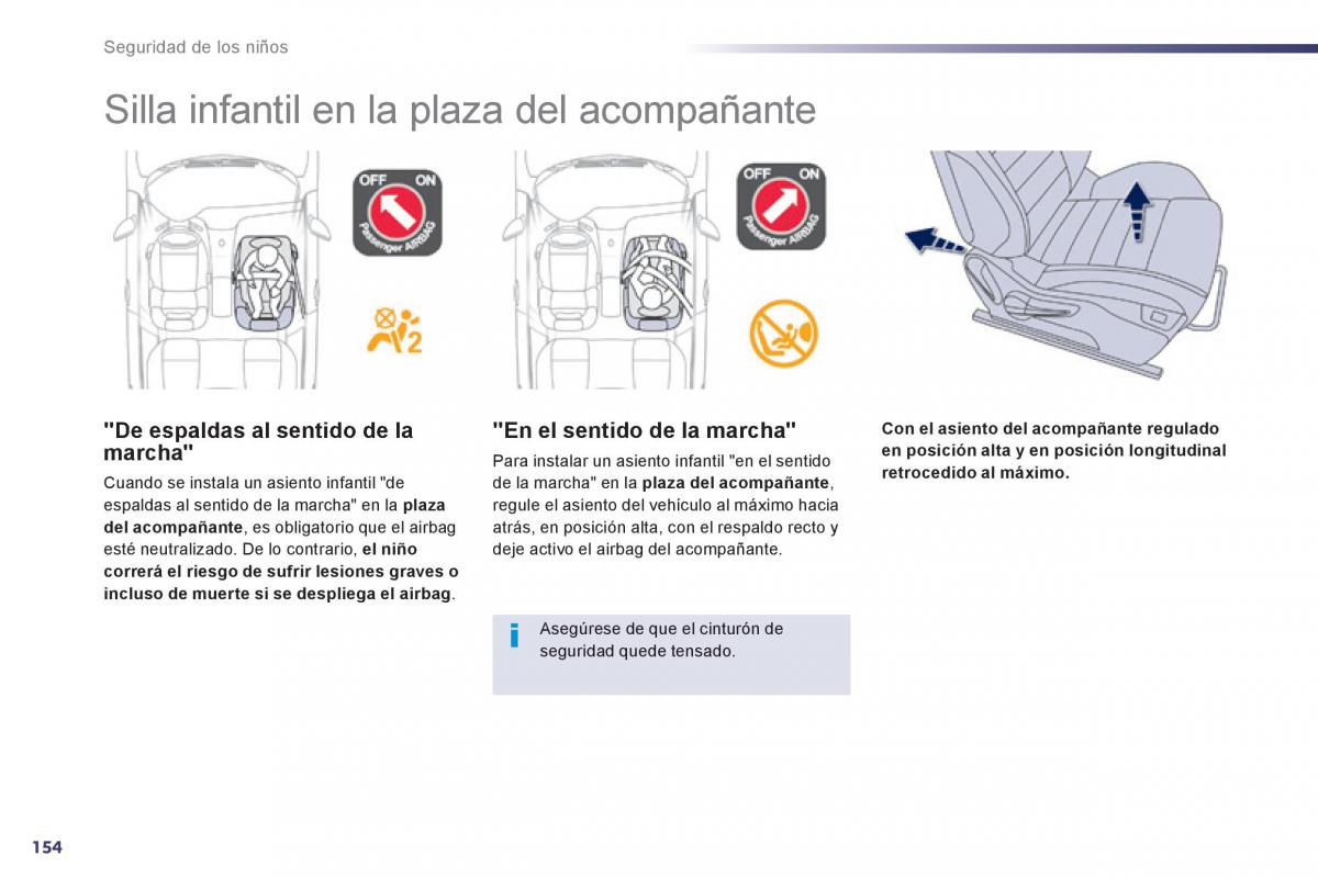 Peugeot 508 manual del propietario / page 156