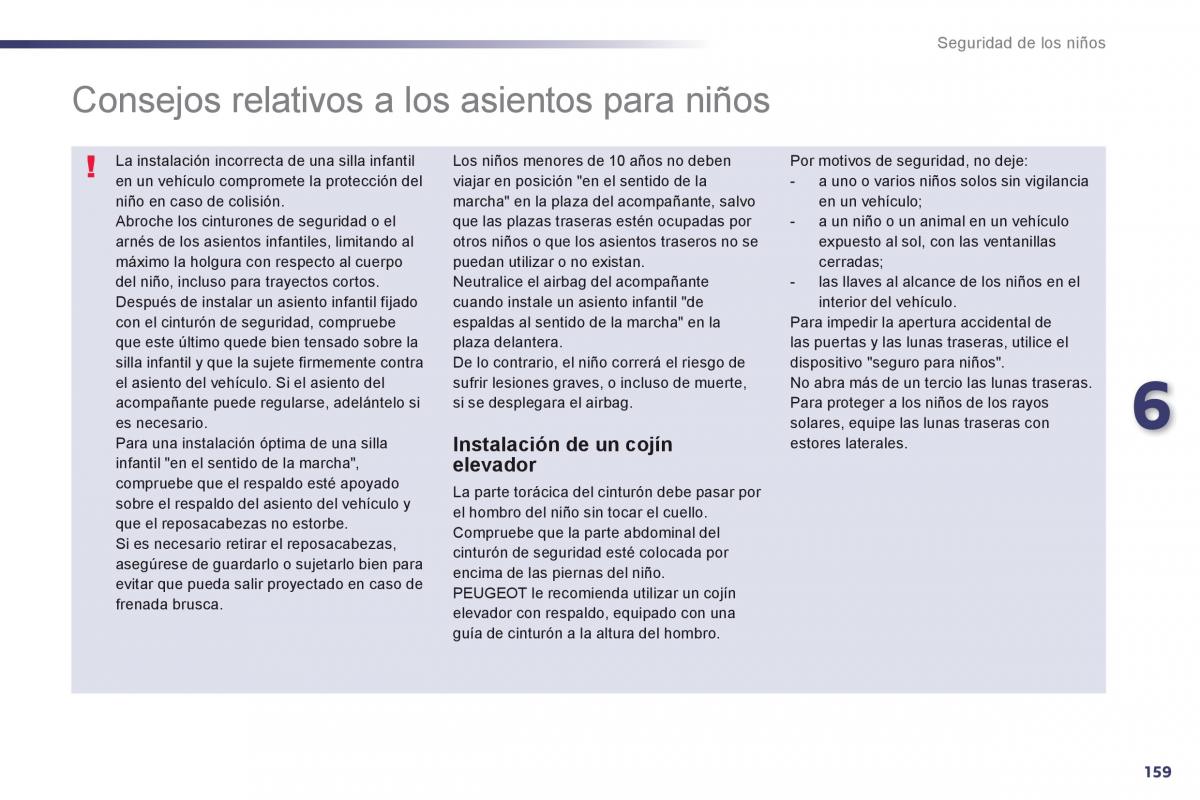 Peugeot 508 manual del propietario / page 161