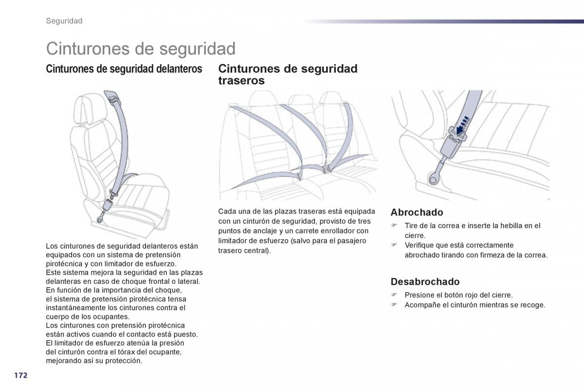 Peugeot 508 manual del propietario / page 174