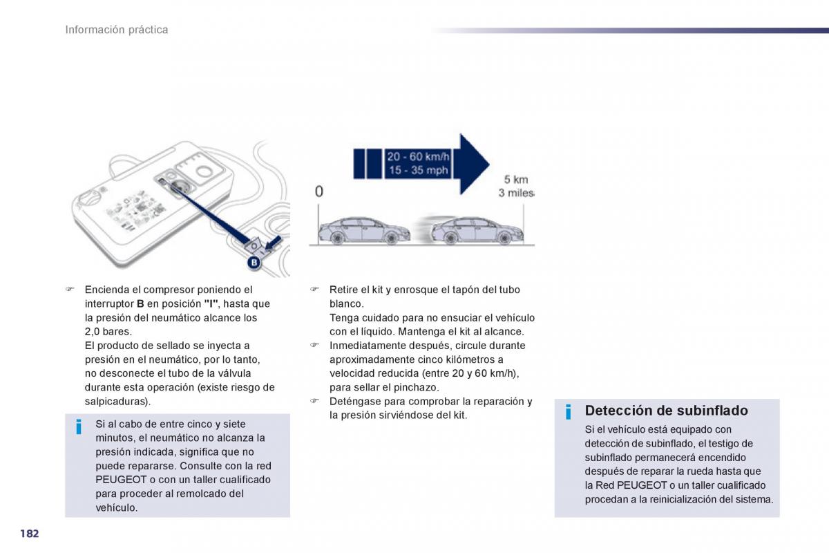 Peugeot 508 manual del propietario / page 184