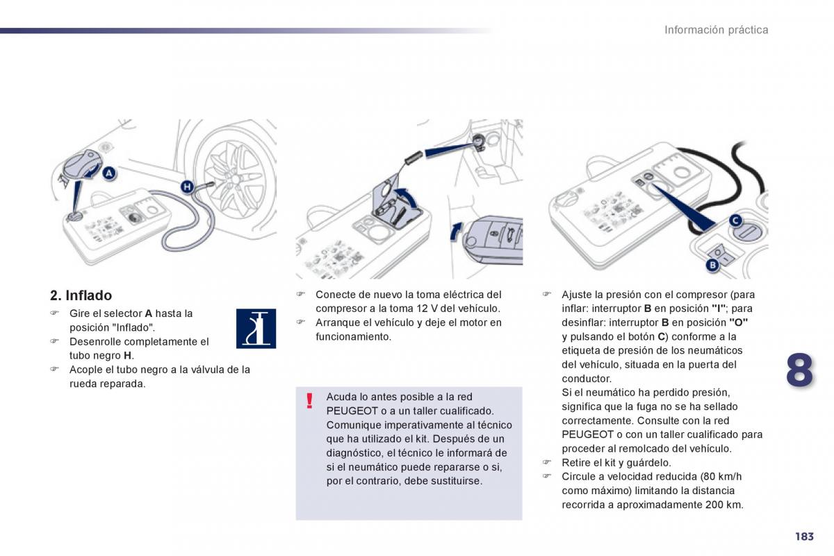 Peugeot 508 manual del propietario / page 185