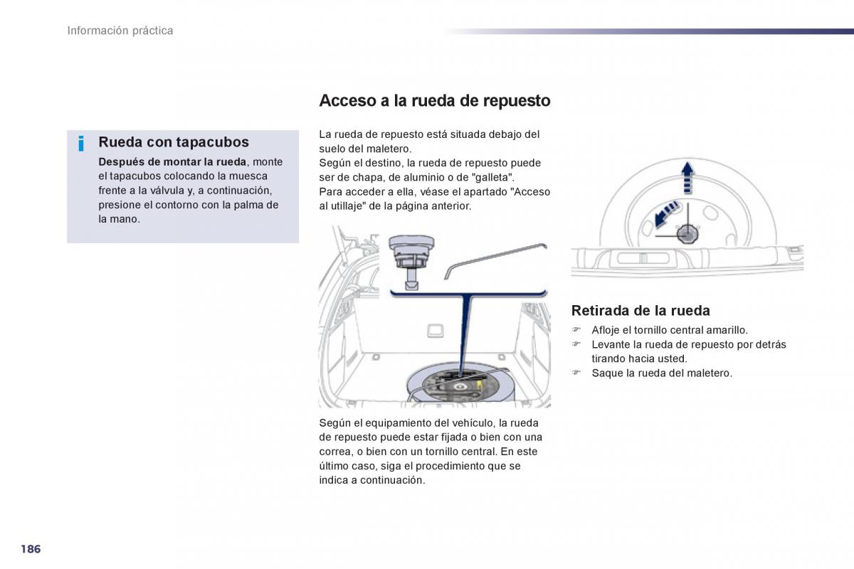 Peugeot 508 manual del propietario / page 188