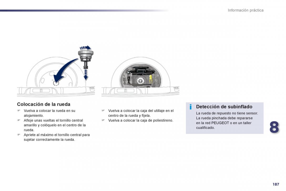 Peugeot 508 manual del propietario / page 189