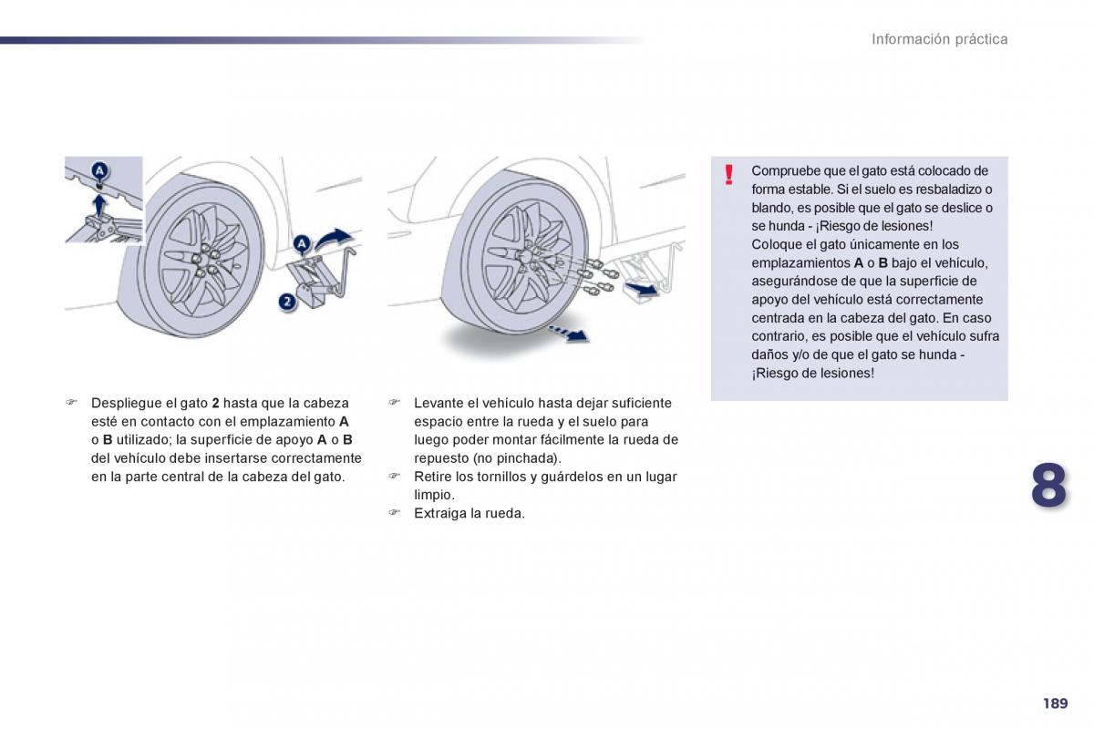 Peugeot 508 manual del propietario / page 191