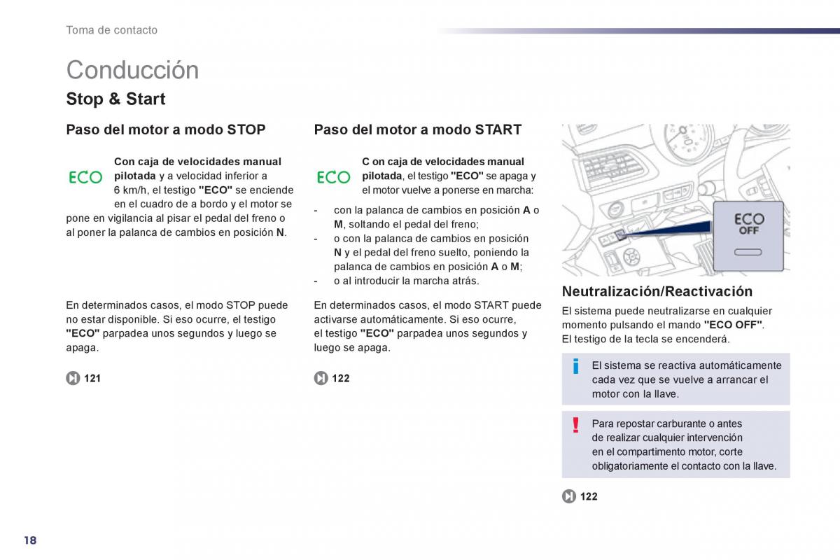 Peugeot 508 manual del propietario / page 20