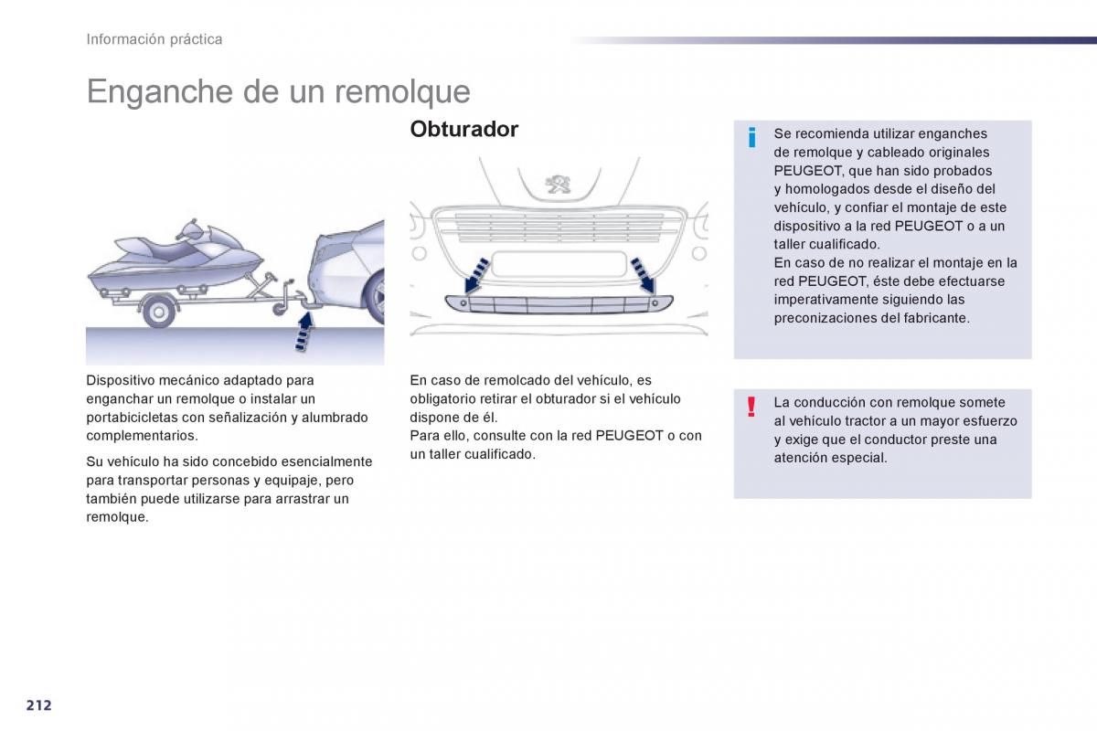 Peugeot 508 manual del propietario / page 214