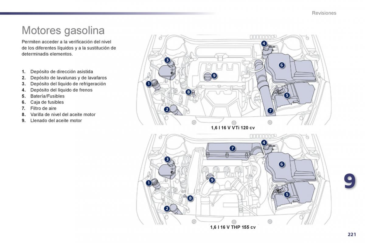 Peugeot 508 manual del propietario / page 223