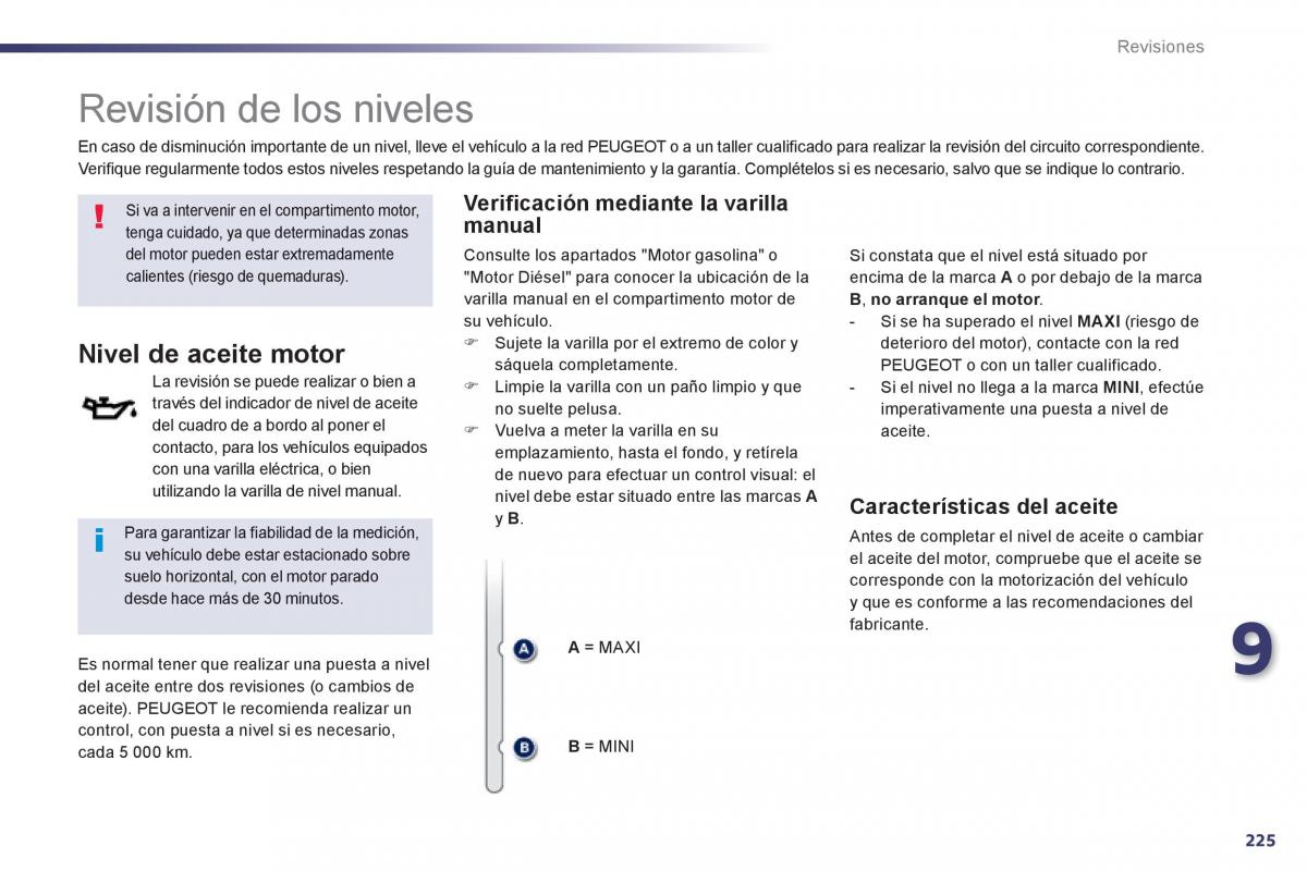 Peugeot 508 manual del propietario / page 227