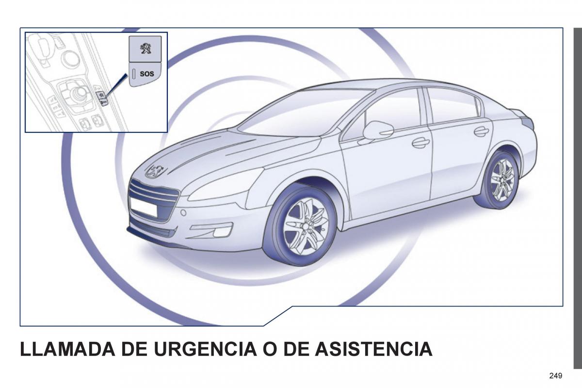 Peugeot 508 manual del propietario / page 251