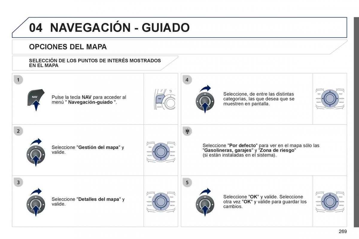 Peugeot 508 manual del propietario / page 271
