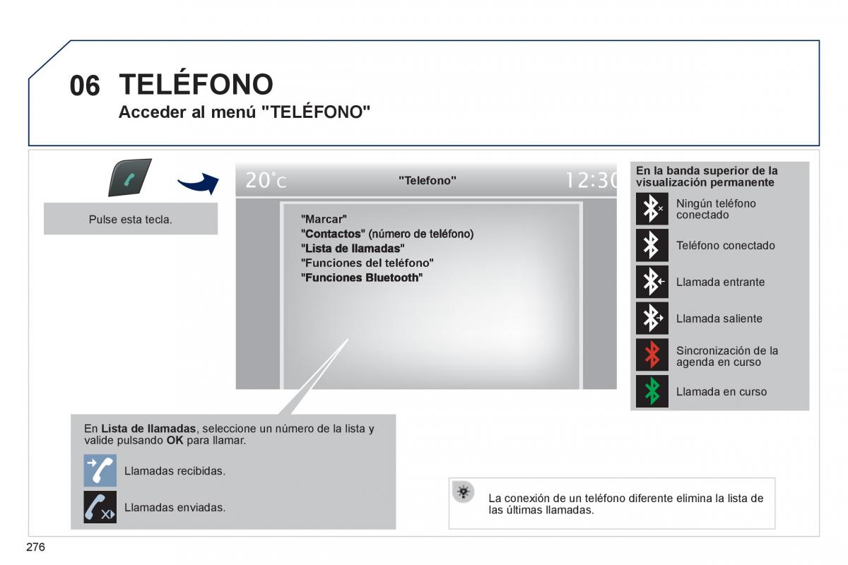 Peugeot 508 manual del propietario / page 278