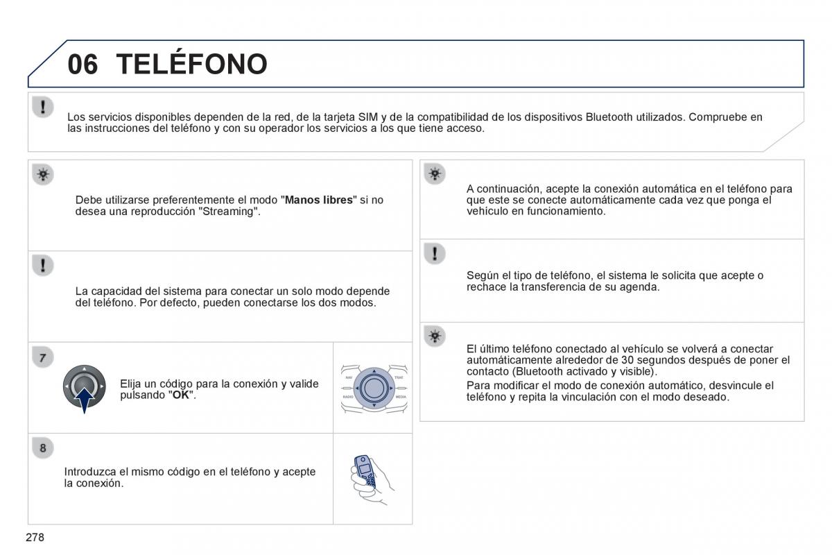 Peugeot 508 manual del propietario / page 280