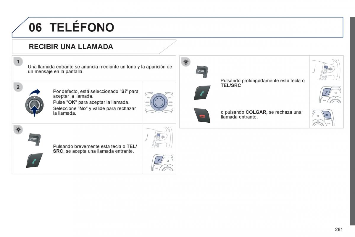 Peugeot 508 manual del propietario / page 283
